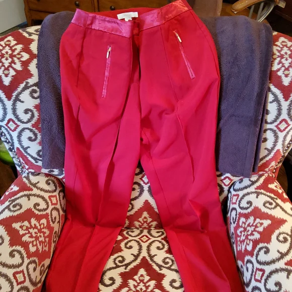 Chico's | Pants & Jumpsuits | Ladies Chico Dress Slacks Like New Red Size |  Poshmark